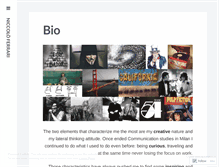 Tablet Screenshot of niccoloferrari.com